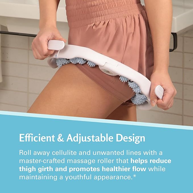 M3 Naturals Anti Cellulite Roller & Lymphatic Drainage Massager | Fascia Blaster for Contoured & Smoother Skin | Tool for Sore Arms, Legs, Stomach & Buttocks-Ruum Studio Home
