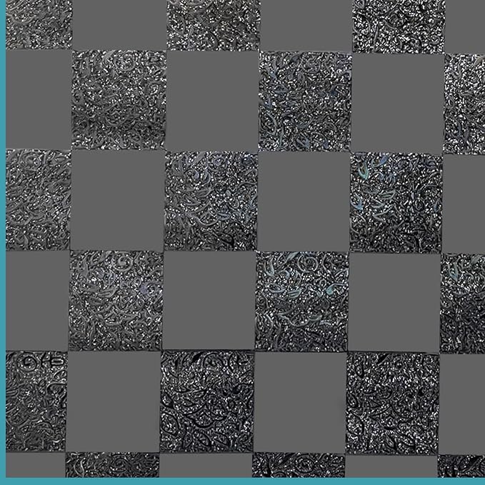Window Film Privacy Day and Night with Installation Tools, Static Cling Glass Film Ideal for Home Shower Office Glass Door (Black, 35.4 x 196.9 Inch)-Ruum Studio Home
