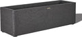 31 Inch Rectangular Concrete Planter,Durable All-Weather Use with Drainage Holes,Large Rectangular Planter for Outdoor Indoor Plants-Ruum Studio Home