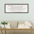 Spirit Lead Me Wall Decor 32"x12" Christian Scripture Worship Song Religious Bible Verse Wooden Framed for Bedroom Office Large Wall Art Hanging Sign (Black)-Ruum Studio Home