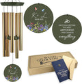 2025 Wedding Wind Chimes for Couple, Deep Tone Personalized Wind Chime, Wedding Gifts for Couples, Customized Windchime for Husband/Wife-Ruum Studio Home