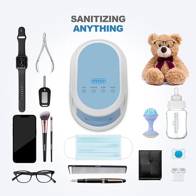 2025 Newest UV Sanitizer Box, for Portable Cleaner and Sanitizing Machine with Hose/Mask/Home Supplies/Travel/Baby Bottle/Phone-Ruum Studio Home