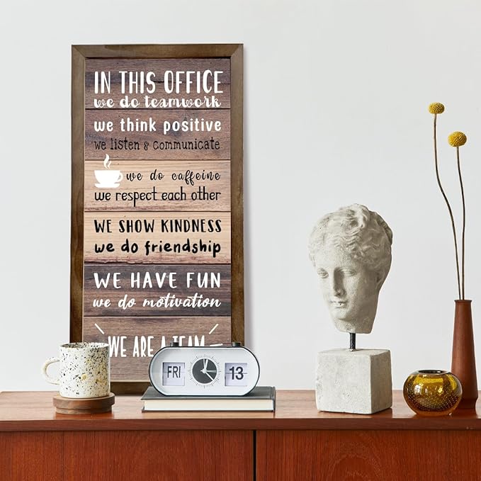 Office Décor, Frame In This Office Decor, Human Resources Gifts, Rustic Office Rules, Hanging Wall Decor, the Office Décor, Human Resources Office Decor, Western Office Décor, Hanging Office Décor-Ruum Studio Home