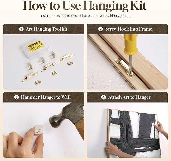 Framed Extra Large Colorful Abstract Wall Art for Living Room, Modern Horizontal Bright Canvas Prints Paintings Artwork for Walls, Bold Color Pictures for Hallway Dining Bedroom Office Wall Decor 30x60 In-Ruum Studio Home