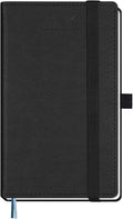 BEZEND Pocket Planner 2025-2026 Weekly and Monthly, 3.5" x 6" Academic Planner (Jul 25-Dec 26) 18-Month Mid-Year Calendar Book, Storage Pocket, Pen Holder, PU Leather Hardcover - Black-Ruum Studio Home