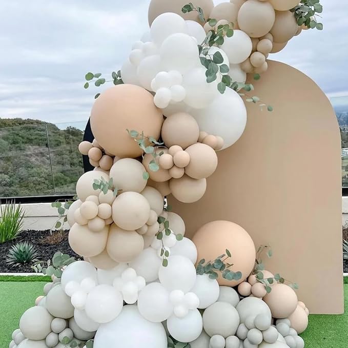 130pcs Pastel Orange Balloons Different Sizes 18" 12" 10" 5" Peach Latex Balloon Garland Arch Kit for Birthday Baby Shower Graduation Wedding Gender Reveal Party Decorations-Ruum Studio Home