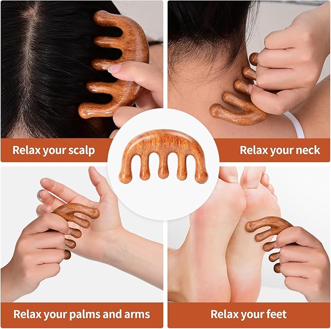 3-in-1 Wood Therapy Massage Tools Wooden Lymphatic Drainage Massager Maderoterapia Kit, Anti Cellulite Complete Body Sculpting Tools for Muscle Pain Relief, Body Contouring and Shaping-Ruum Studio Home