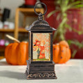 Fall Snow Globes, Scarecrow Couple with Pumpkin Scene Snow Globes, Glittering Lantern with Timer, Snow Globe Lantern USB or Battery Powered for Fall Festival Thanksgiving Day Decor-Ruum Studio Home