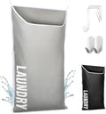 Hanging Laundry Hamper Bag XL 40x22", Space Saving over the Door Storage Bags, Behind the Door Hampers for Dirty Clothes & Wall Mounted Basket for Bathroom, Organizer for Small Room Spaces RV-Ruum Studio Home
