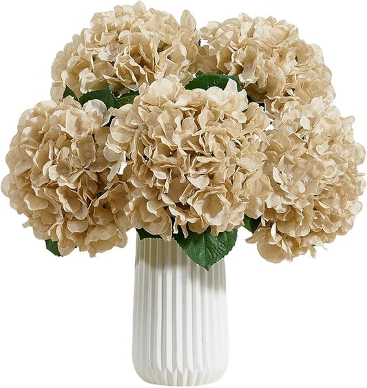 8pcs Fake Flowers Silk Hydrangea Artificial Flowers Bouquets Faux Hydrangea Stems for Home Table Centerpieces Wedding Party Decoration-Ruum Studio Home