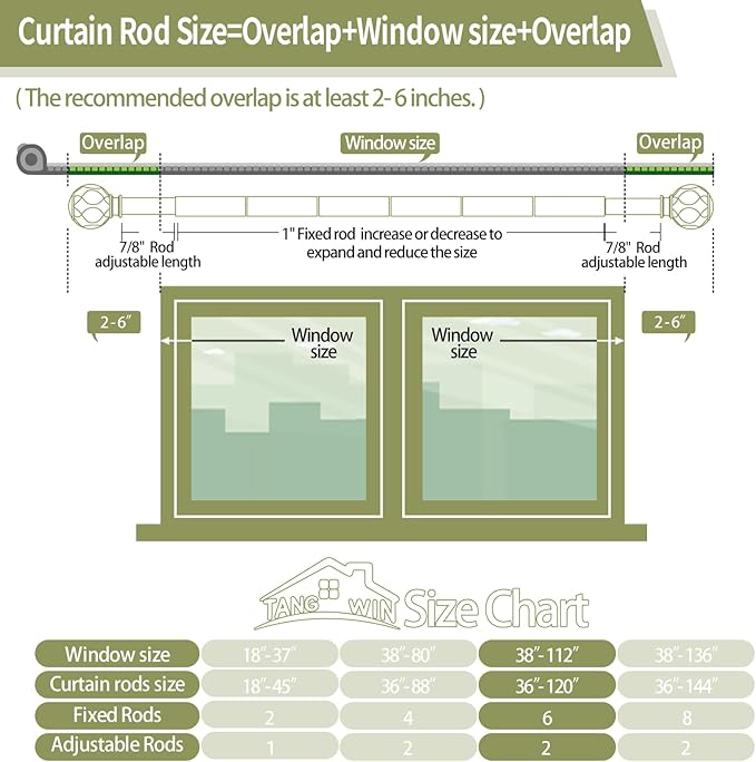 Wood Curtain Rods for Windows 66 to 120 Inch(5.5-10ft),1 Inch Adjustable Curtain Rod,Heavy Duty Curtain Rods,Wooden Netted Texture Drapery Rods,Single Window Curtain Rod 66-120",Brown Wood-Ruum Studio Home