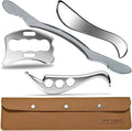 4 in 1 Professional Stainless Steel IASTM Tools Set, Muscle Scraping Massage Tools with Case, Physical Therapy and Myofascial Release-Ruum Studio Home