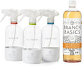 Branch Basics Cleaning Essentials Kit in Glass: All Purpose Cleaner and Bathroom Cleaner - Concentrate (33.8 Oz) + Glass Spray Bottles for Cleaning (16 Oz) Fragrance-Free-Ruum Studio Home