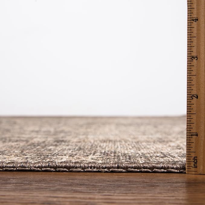 Keen Home Design 9x12 Rug - Machine Washable Area Rug with Non-Slip Backing, Ideal for Living Room, Dining Room, Bedroom - Vintage, Easy Clean, Durable, Low Pile Rug - (9' x 12')-Ruum Studio Home