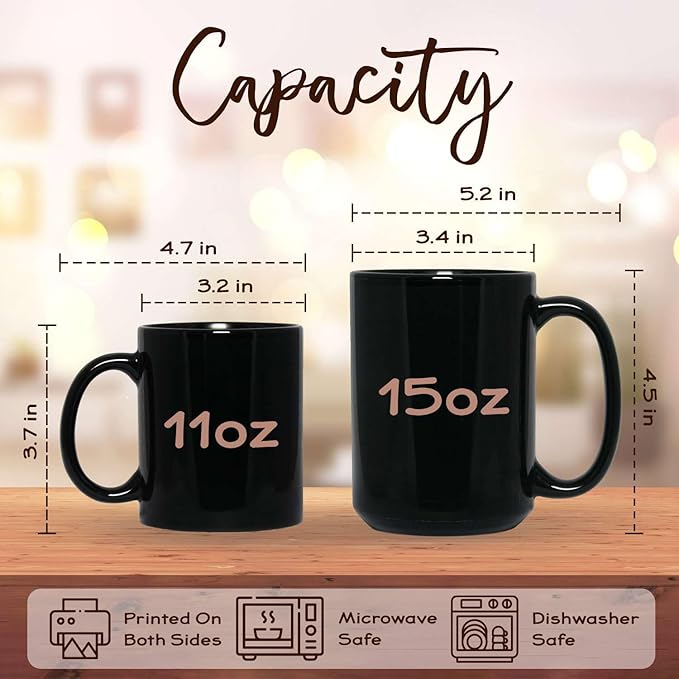 Animal Lover Mug with Custom Name, Nature Inspired Coffee Mug 11oz or 15oz, Personalized Cute Fox Ceramic Cup, Unique Animal Art Black Coffee Cup, Gifts for Friends, Family-Ruum Studio Home