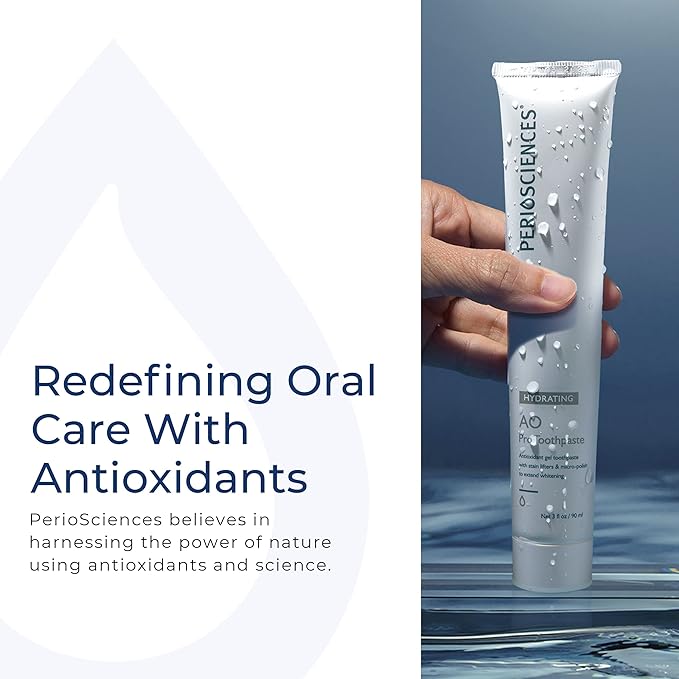 PerioSciences AO ProToothpaste Hydrating with Nano Hydroxyapatite, Remineralizing, 3 fl oz / 90ml-Ruum Studio Home