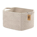 COMFY-HOMI Storage Basket for Shelves, Woven Baskets for Storage, Cotton Rope Basket for Toys,Towel Baskets, Toy Storage Organizer, Storage Cube Bin, Organization and Storage-All Brown-Ruum Studio Home