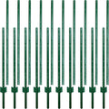 ARIFARO Sturdy Duty Metal Fence Posts 7 Feet assemblable,Pack of 10, No Digging Garden U Post for Wire Fencing Steel Poles for Yard, Outdoor-Ruum Studio Home