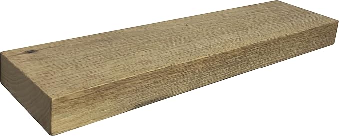 joelsantiques - 30 Inch Wooden Floating Shelves for Wall - 30x6x2 in - Made of Natural Wood - Long Heavy Duty Rustic Wall Shelves for Bedroom - Perfect for Living Room, Kitchen - Natural-Ruum Studio Home