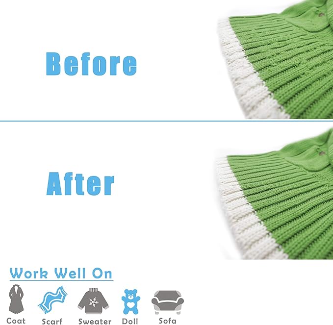 Lint Remover Electric Clothes Sweater Fabric Shaver for Furniture, Blanket, Curtain, Socks, Legging, Wool, Cashmere - Rechargeable – 2 Speeds – Bonus Lint Roller-Ruum Studio Home