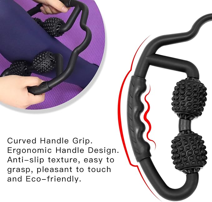 Cellulite Massage Tool Deep Fascia Massager & Dimpled Skin Remover for Legs - Anti-Cellulite Roller Tech with Lymphatic Drainage, Smooth Skin & Pain Relief for Thighs & Buttocks Sculpting-Ruum Studio Home