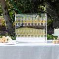 Tableclothsfactory Silver Mirror Finish 2-Tier Wine Glass Stemware Rack, 18 Champagne Flute Holder Foam Board Stand - 25"-Ruum Studio Home
