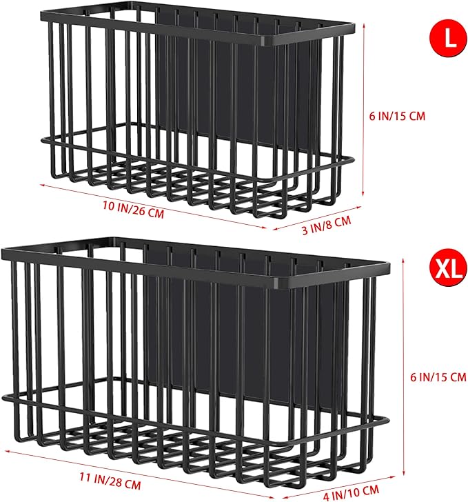 Magnetic Basket Fridge Lint Bin Dryer Ball Holder Laundry Room Organization Home Storage for Class Office School-Ruum Studio Home