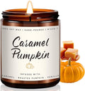 Auelife Fall Candle, Caramel Pumpkin Scented Candle – Fall Soy Candles for Home, Cozy Autumn Aromatherapy Candles, Sweet Pumpkin & Caramel Fragrance | Gift for Women, Home Décor-Ruum Studio Home