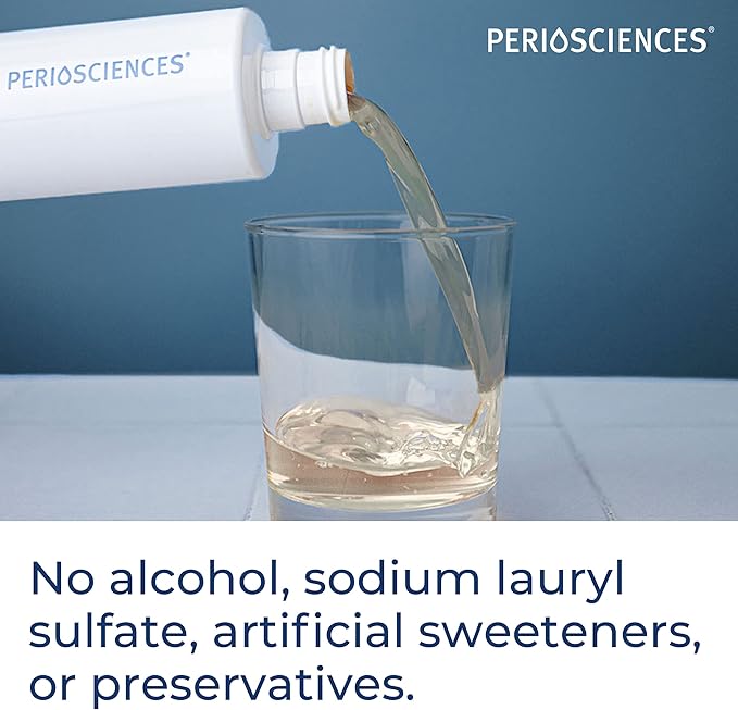 PerioSciences AO ProRinse Hydrating Oral Rinse with Antioxidants – Moisturizing Mouth Rinse for Gum Health & Oral Care – Fluoride-Free Mouthwash for Dry Mouth Sensations (10 Fl Oz / 300ml)-Ruum Studio Home