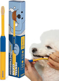PETHROOM] Pet Toothbrush | Dogs and Cats Teeth Brushing Cleaning Tooth Care | Soft Bristle Cleaning Toothbrush for Dog Puppy Cat, Removing Old Plaque and Tartar (Medium)-Ruum Studio Home