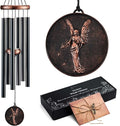 Wind Chimes for Outside, Angel Deep Tone Vintage Wind Chime Outdoor Clearance, Sympathy/Memorial/Festivals Gift for Mom Dad Grandma, Home Garden Patio Decor (32" Angel)-Ruum Studio Home