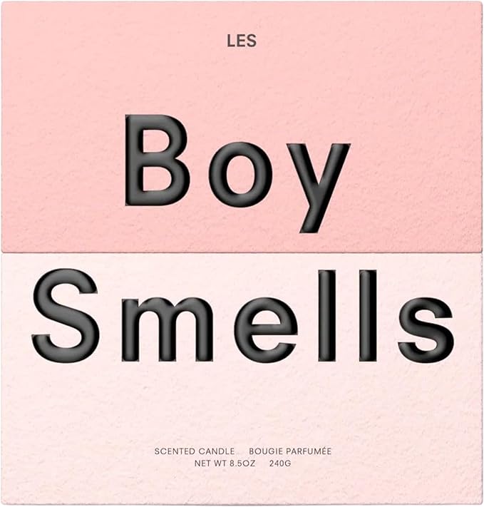 Boy Smells Les Scented Candle for Men and Women, Coconut, Beeswax, & Soy Candle Blend, Aromatherapy Candles for Home, 8.5 oz Jar, 50 Hour Burn-Ruum Studio Home