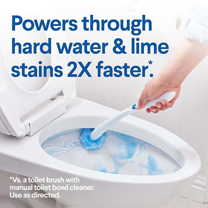 Clorox Original Toilet Cleaning System - ToiletWand, Storage Caddy and 16 Heads, Dorm Room Essentials, (Package May Vary)-Ruum Studio Home
