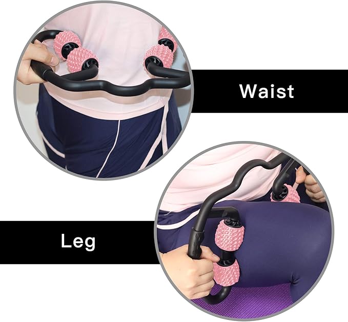 Cellulite Massage Tool Deep Fascia Massager & Dimpled Skin Remover for Legs - Anti-Cellulite Roller Tech with Lymphatic Drainage, Smooth Skin & Pain Relief for Thighs & Buttocks Sculpting-Ruum Studio Home