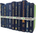 Curated Decorative Books Hardcover Décor Books for Home Décor, Choose Color, Interior Design, Office, Wedding Display, Instant Library, or Staging (One Foot, Navy)-Ruum Studio Home