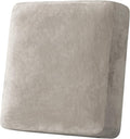 H.VERSAILTEX Velvet Stretch Couch Cushion Cover Plush Cushion Slipcover for Chair Cushion Furniture Protector Seat Cushion Sofa Cover (1 Piece Armchair Cushion Covers, Oatmeal)-Ruum Studio Home