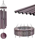 Large Wind Chimes with 6 Heavy Tubes for Outside Deep Tone - 48" Wind Chimes Outdoor Clearance, Deep Tone, Windchimes Outdoors, Memorial, Sympathy Gift, Garden Patio Yard, Home Decorate-Bronze-Ruum Studio Home