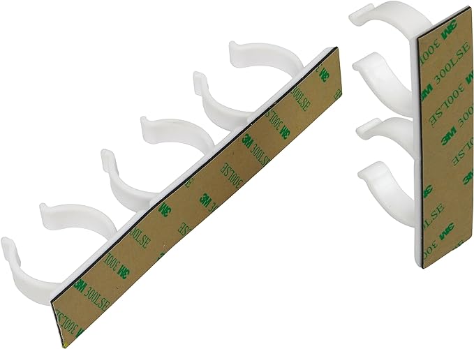 Simple Houseware Spice Gripper Clips Strips Cabinet Holder - 4 Strips, Holds 20 Jars, White-Ruum Studio Home