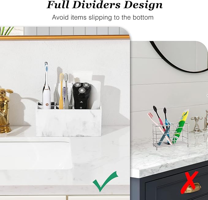 Luxspire Toothbrush Holder, Ink White-Ruum Studio Home