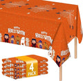 ATFUNSHOP 4 Packs Halloween Tablecloth Disposable Table Cover 54X108 Halloween Decorations KidsBirthday Party Decor, Spooky Spider Web Waterproof Spillproof Table Cloth - Perfect for Dinner-Ruum Studio Home