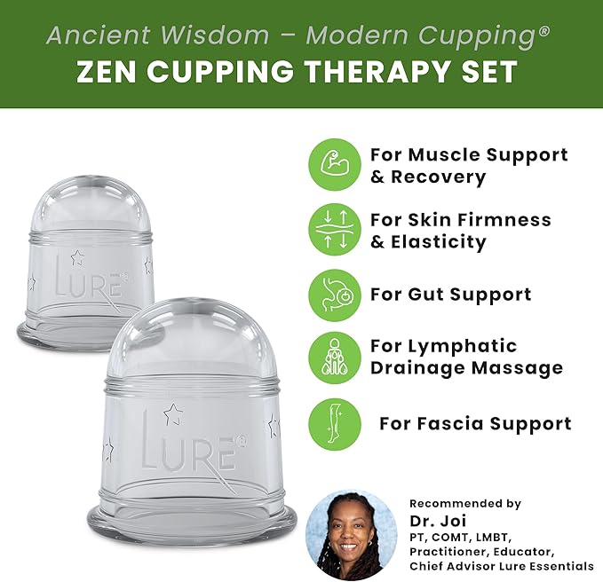 Silicone Cupping Therapy Set Beginner Massage Cupping Cups for Cupping Therapy Cup Kit for Massage, Myofascial Release, Cellulite Reduction-Ruum Studio Home