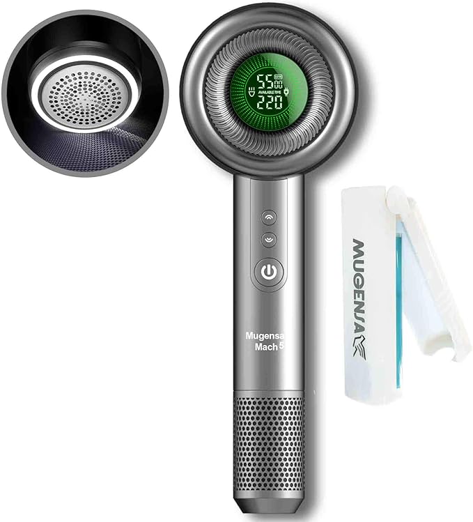 Fabric Shaver Lint Remover Clothes and Furniture - 5 Speeds - Removes Fuzz and Pilling - Bonus Lint Roller - Mugensa Mach5-Ruum Studio Home