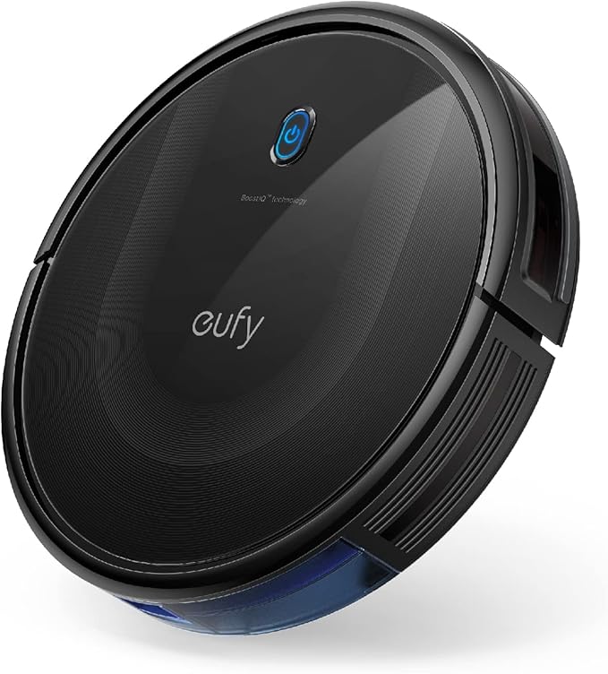 eufy Robot Vacuum 11S MAX, Super Thin, Powerful Suction, Quiet, Self-Charging Robotic Vacuum Cleaner, Cleans Hard Floors to Medium-Pile Carpets, Black-Ruum Studio Home
