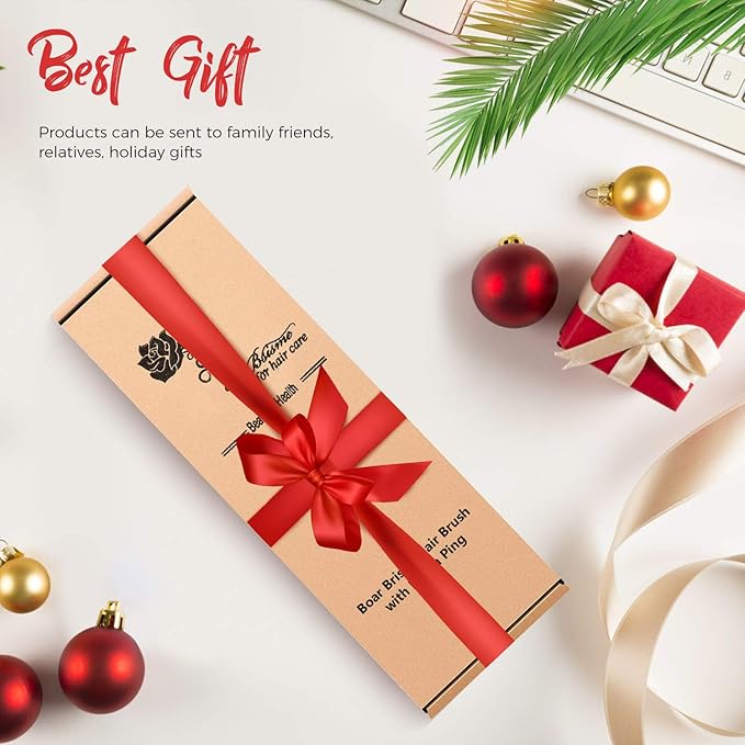 Hair Brush Boar Bristle Hair Brushes for Women Curly Hair, Best Paddle Detangling Brush Detangler for Girls Kids,Smooth Hair Add Shine-Ruum Studio Home
