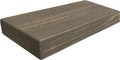 Joel's Antiques - 18 Inch Wooden Floating Shelves for Wall - 18x8x2 in - Made of Natural Wood - Short Heavy Duty Rustic Wall Shelves for Bedroom - Perfect for Living Room, Kitchen - Grey-Ruum Studio Home