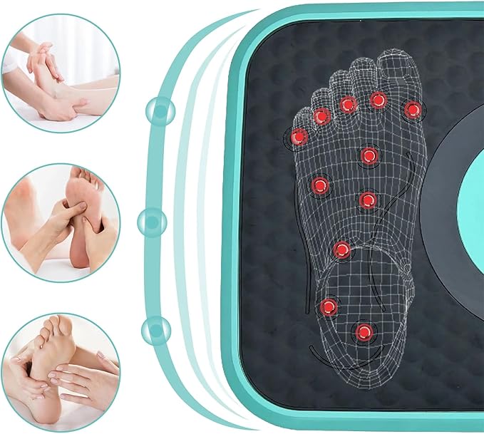 Vibration Plate Fitness Platform Whole Body Exercise Machine with 120 Speed Levels, Lymphatic Drainage, Fat Burning, and Weight Loss, Perfect for Women, Men, and Home Gym Exercise-Ruum Studio Home