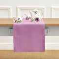 Solino Home Linen Violet Table Runner 90 Inches Long - 100% Pure Linen Dining Table Runner 14 x 90 Inch for Halloween - Fete-Ruum Studio Home