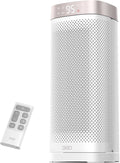 Dreo Space Heaters for Indoor Use, 1500W Fast Heating Portable Heaters with Remote, Large PTC Ceramic Electric for Bedroom, 12H Timer, 70° Oscillation, Overheat Protection, Safety Heat for Home Office-Ruum Studio Home