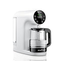Ecoviva Countertop Reverse Osmosis Water Filter, 6 Stage RO Water Filtration System with Glass Carafe, TDS Displayr, 3:1 Pure to Drain, Portable No Installation Water Purifier White-Ruum Studio Home