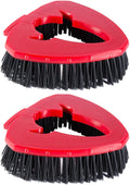 2 Pack Scrub Brush Head Replacement Compatible with O Cedar EasyWring Spin Mop 1-Tank System, Floor Scrubber Head, Shower Scrub Brush with Hard Bristles for Cleaning & Scrubbing-Ruum Studio Home
